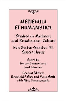 Medievalia et Humanistica, No. 41 cover