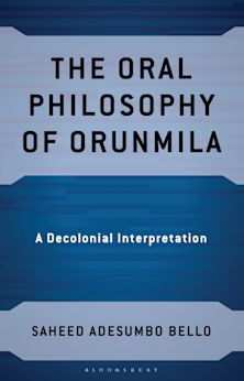 The Oral Philosophy of Orunmila cover