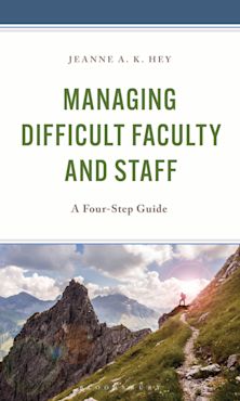 Managing Difficult Faculty and Staff cover
