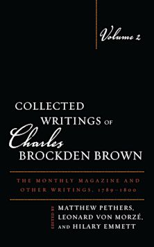 Collected Writings of Charles Brockden Brown cover