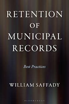 Retention of Municipal Records cover