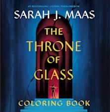 The Throne of Glass Coloring Book cover