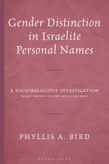 Gender Distinction in Israelite Personal Names cover