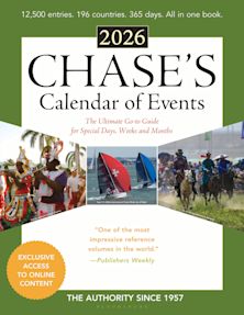 Chase's Calendar of Events 2026 cover
