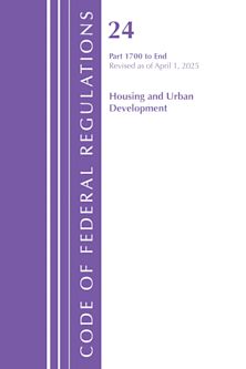 Code of Federal Regulations, Title 24 Housing and Urban Development Part 1700 to End, Revised as of April 1, 2025 cover