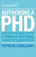 Authoring a PhD cover