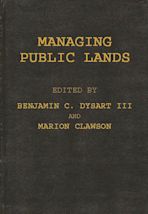 Managing Public Lands in the Public Interest cover