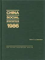 China Social Statistics 1986 cover