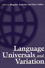 Language Universals and Variation cover