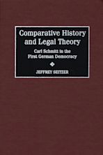 Comparative History and Legal Theory cover