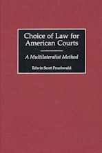 Choice of Law for American Courts cover