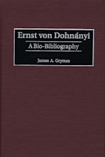 Ernst von Dohnányi cover