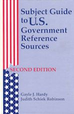 Subject Guide to U.S. Government Reference Sources cover