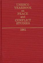 Unesco Yearbook on Peace and Conflict Studies 1981. cover