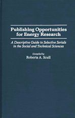 Publishing Opportunities for Energy Research cover
