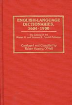 English-Language Dictionaries, 1604-1900 cover