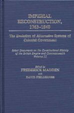 Imperial Reconstruction 1763-1840 cover