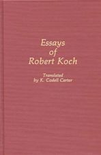 Essays of Robert Koch cover