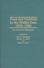 Food and Nutrition in the Middle East, 1970-1986 cover