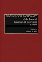 Biographical Dictionary of the Board of Governors of the Federal Reserve cover