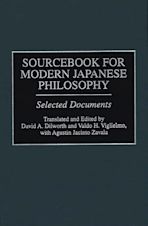 Sourcebook for Modern Japanese Philosophy cover