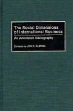 The Social Dimensions of International Business cover