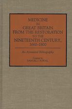 Medicine in Great Britain from the Restoration to the Nineteenth Century, 1660-1800 cover