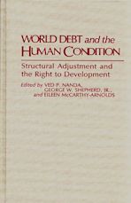 World Debt and the Human Condition cover