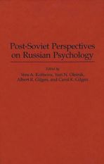 Post-Soviet Perspectives on Russian Psychology cover