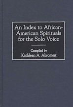 An Index to African-American Spirituals for the Solo Voice cover