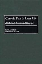 Chronic Pain in Later Life cover