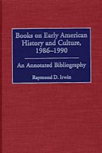 Books on Early American History and Culture, 1986-1990 cover