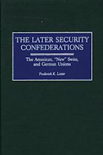 The Later Security Confederations cover