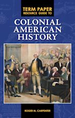 Term Paper Resource Guide to Colonial American History cover