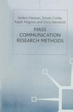 Mass Communication Research Methods cover