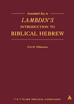 Annotated Key to Lambdin's Introduction to Biblical Hebrew cover