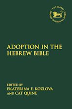 Adoption in the Hebrew Bible cover