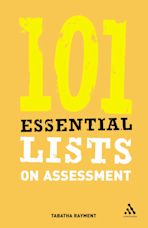 101 Essential Lists on Assessment cover