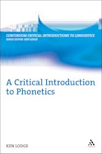 A Critical Introduction to Phonetics cover