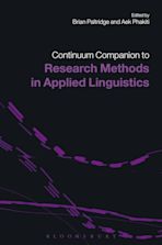 Continuum Companion to Research Methods in Applied Linguistics cover