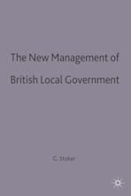 The New Management of British Local Governance cover