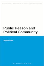 Public Reason and Political Community cover