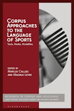 Corpus Approaches to the Language of Sports cover