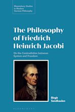 The Philosophy of Friedrich Heinrich Jacobi cover