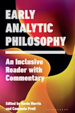 Early Analytic Philosophy cover