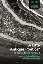 A Late Antique Poetics? cover