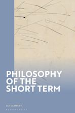 Philosophy of the Short Term cover