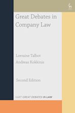 Great Debates in Company Law cover