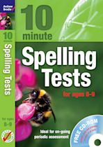 Ten Minute Spelling Tests for ages 8-9 cover