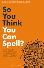 So You Think You Can Spell? cover